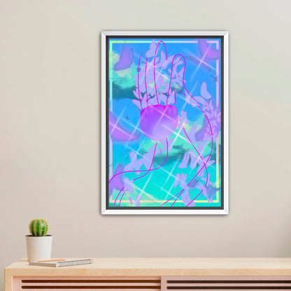 Ethereal Sky Jellyfish Butterfly Print