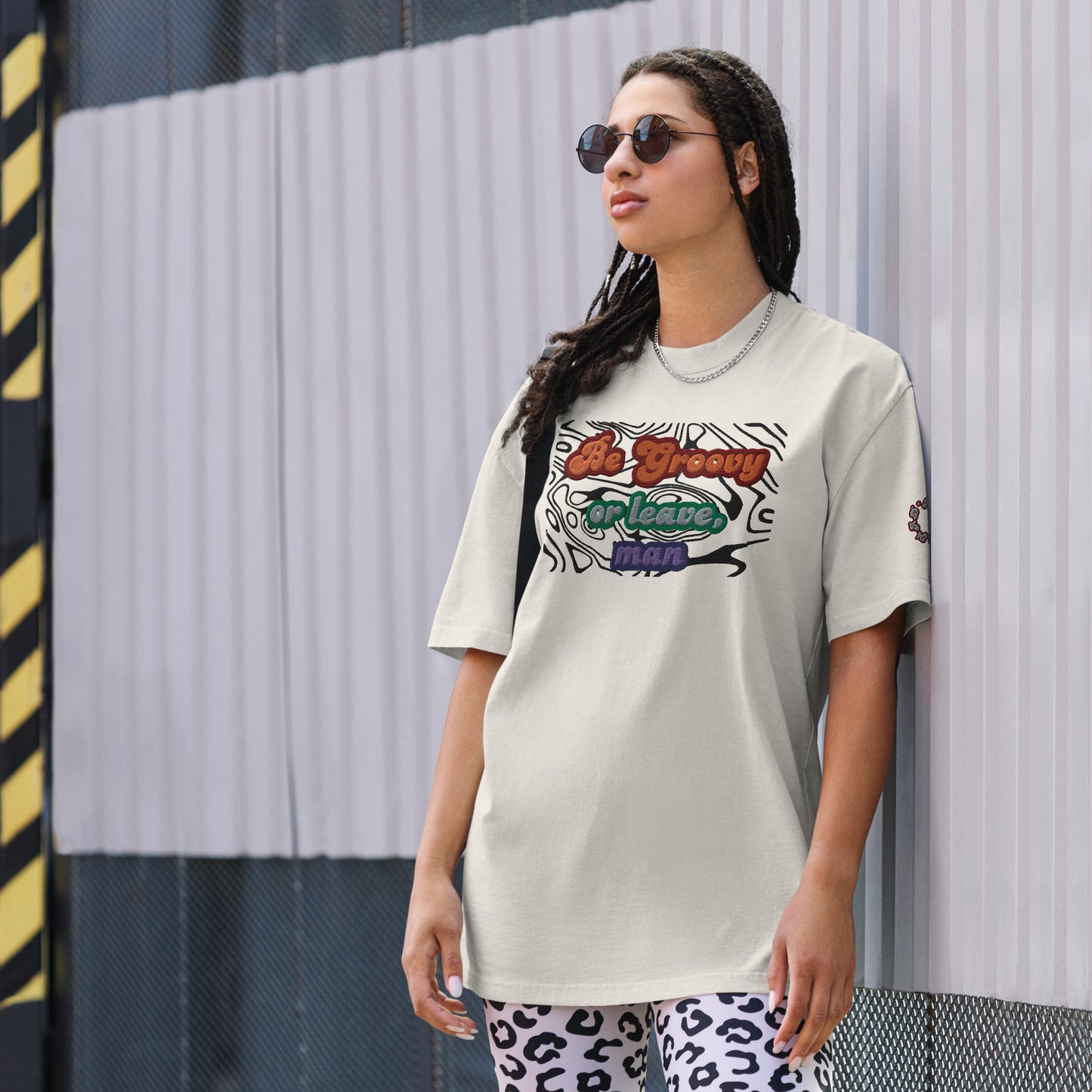 Oversized Hippy faded t-shirt