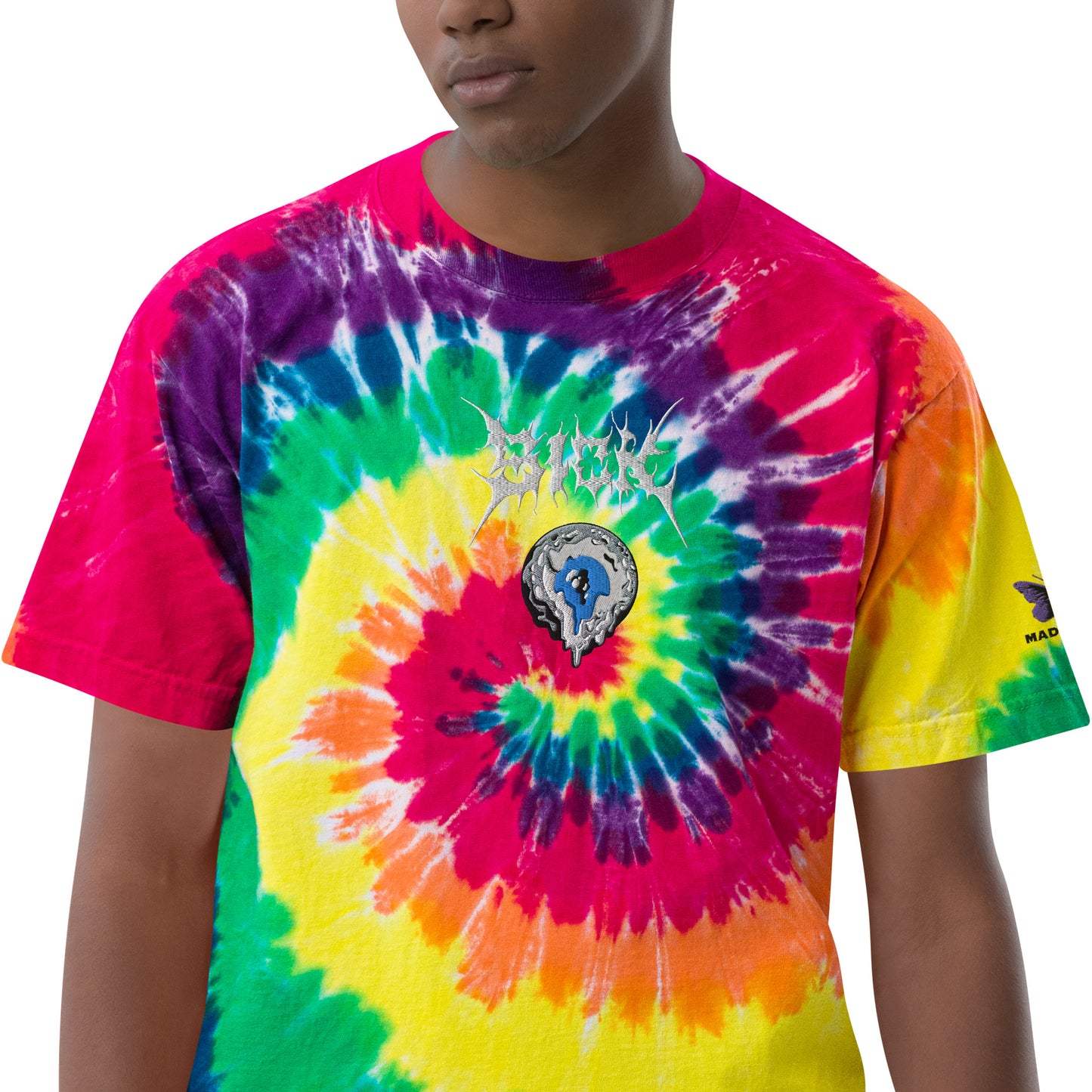 SICK//DRIP Oversized tie-dye t-shirt