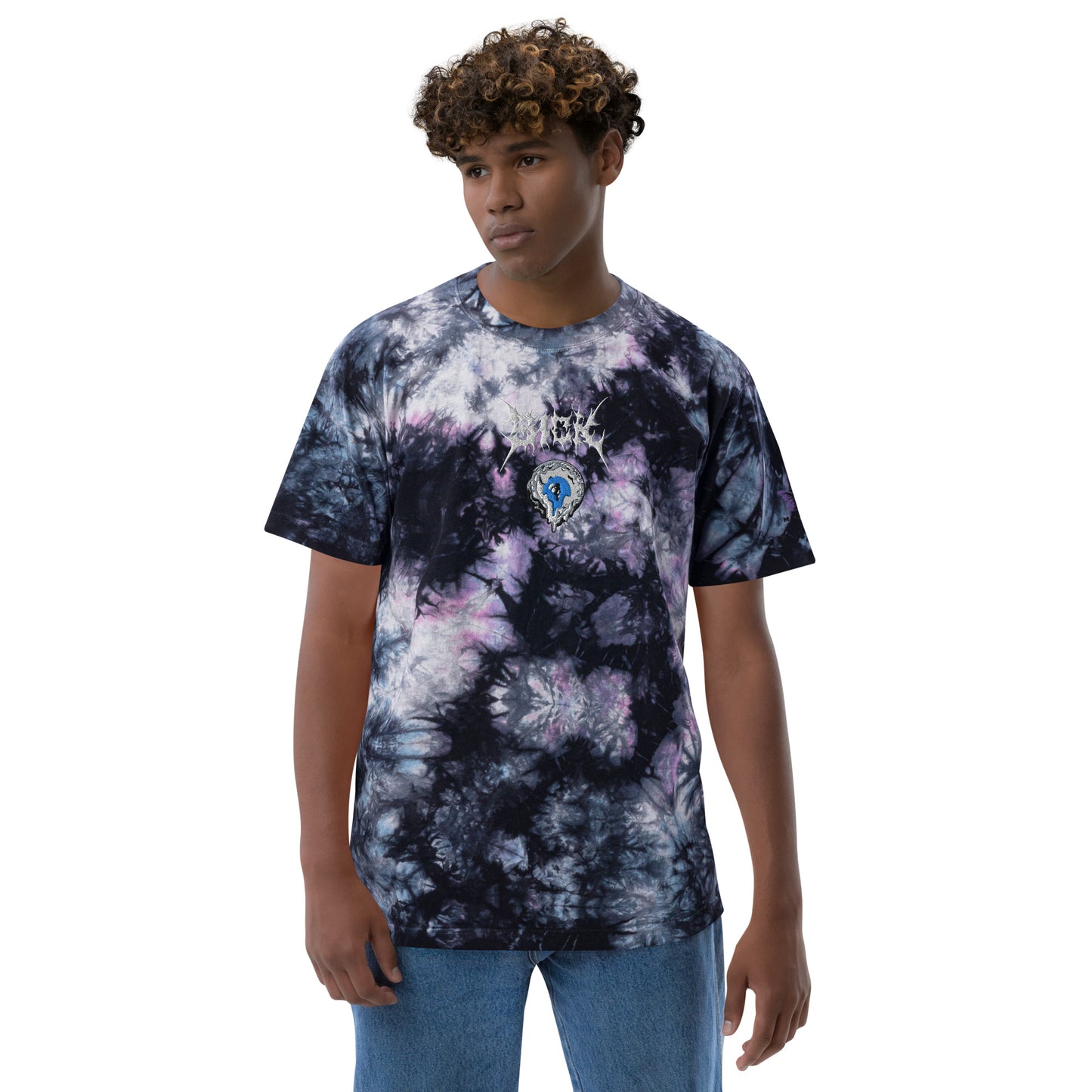 SICK//DRIP Oversized tie-dye t-shirt