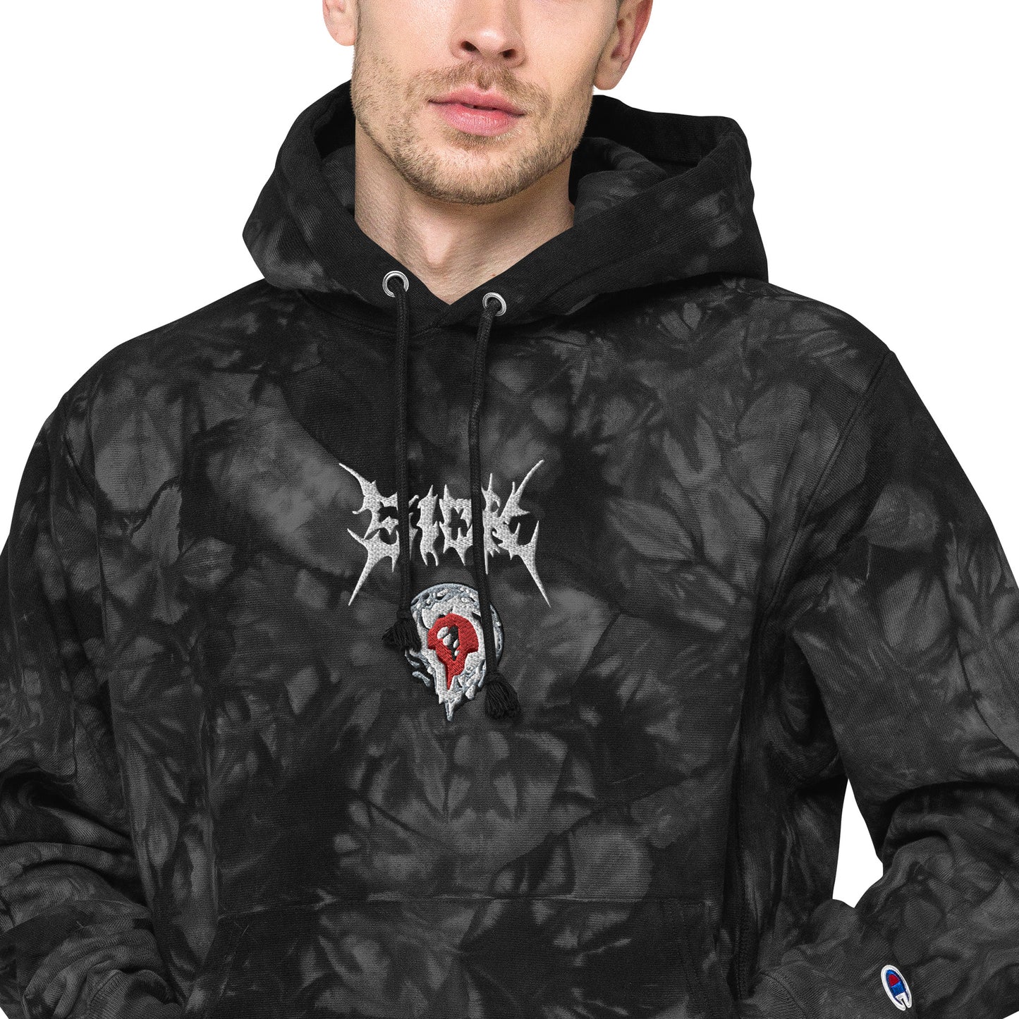 SICK//DRIP Unisex Champion tie-dye hoodie