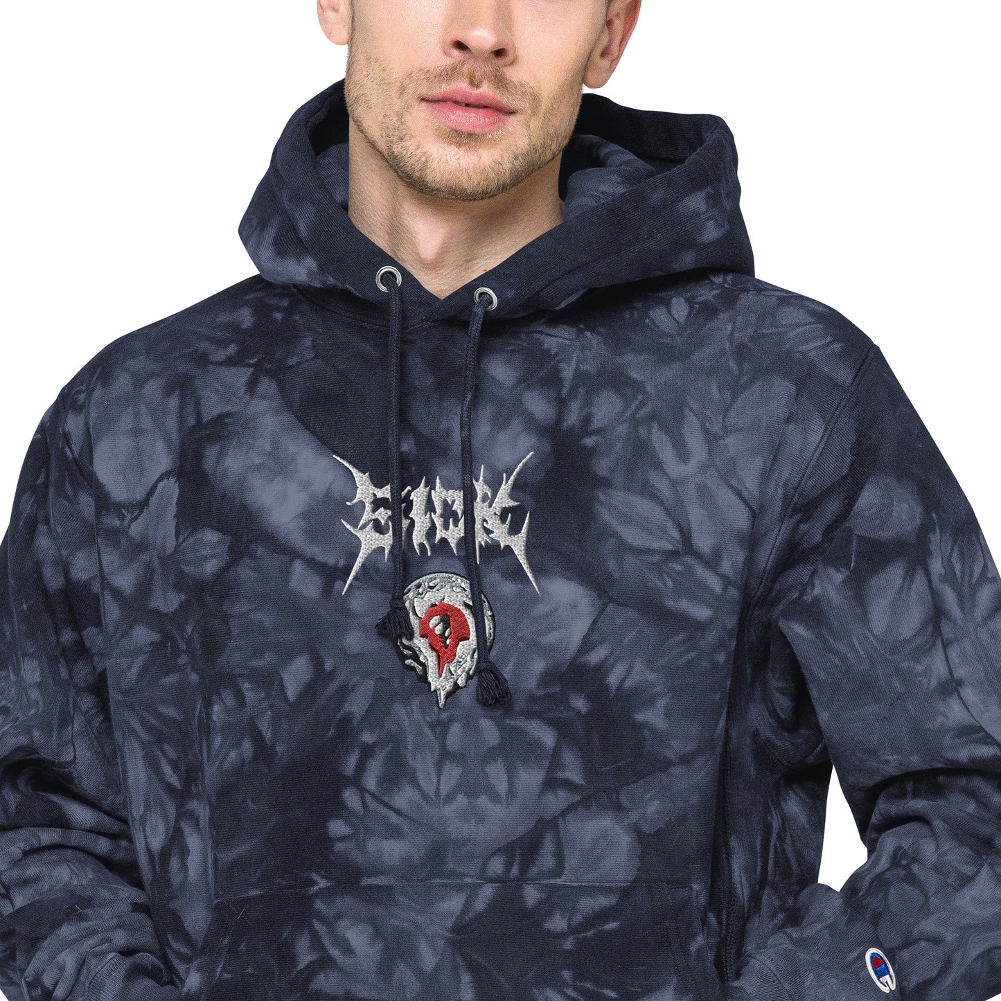 SICK//DRIP Unisex Champion tie-dye hoodie