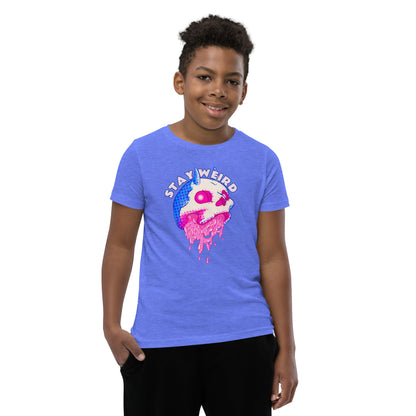 Stay Weird Skull | Youth Short Sleeve T-Shirt