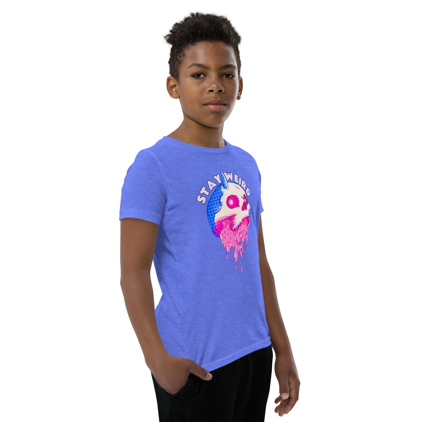 Stay Weird Skull | Youth Short Sleeve T-Shirt