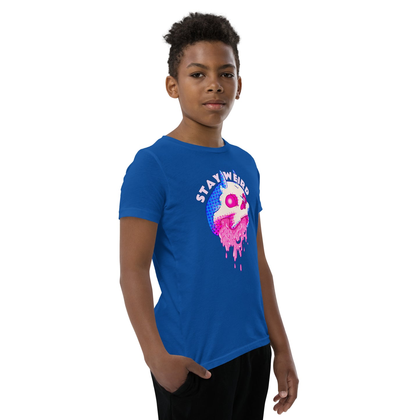 Stay Weird Skull | Youth Short Sleeve T-Shirt