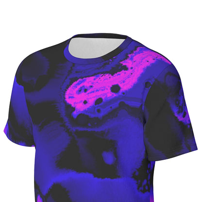 Purple Acid Fuzz Men's T-Shirt | Cotton