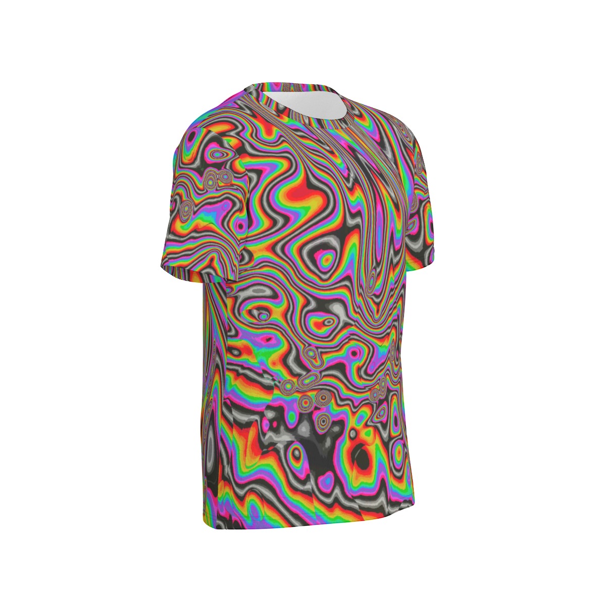 Technicolor Groove | Men's O-Neck T-Shirt | 190GSM Cotton