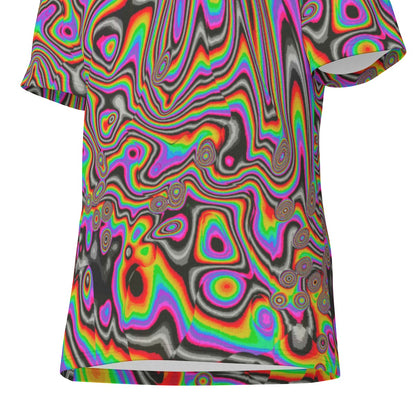 Technicolor Groove | Men's O-Neck T-Shirt | 190GSM Cotton