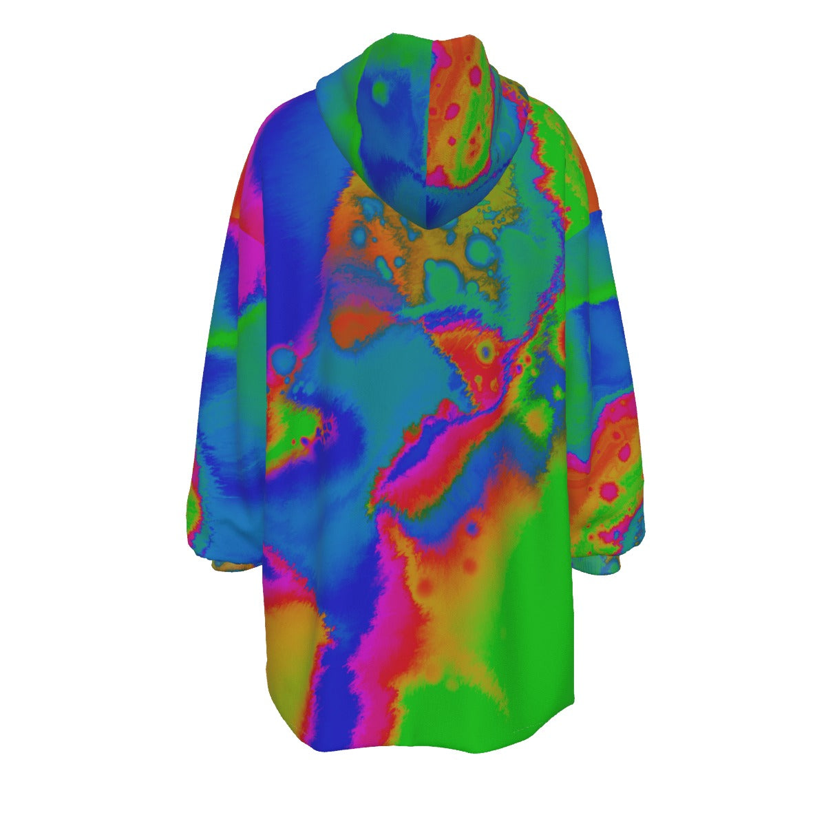 Acid Fuzz Women's Sherpa Fleece Hoodie Blanket