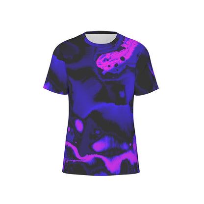 Purple Acid Fuzz Men's T-Shirt | Cotton