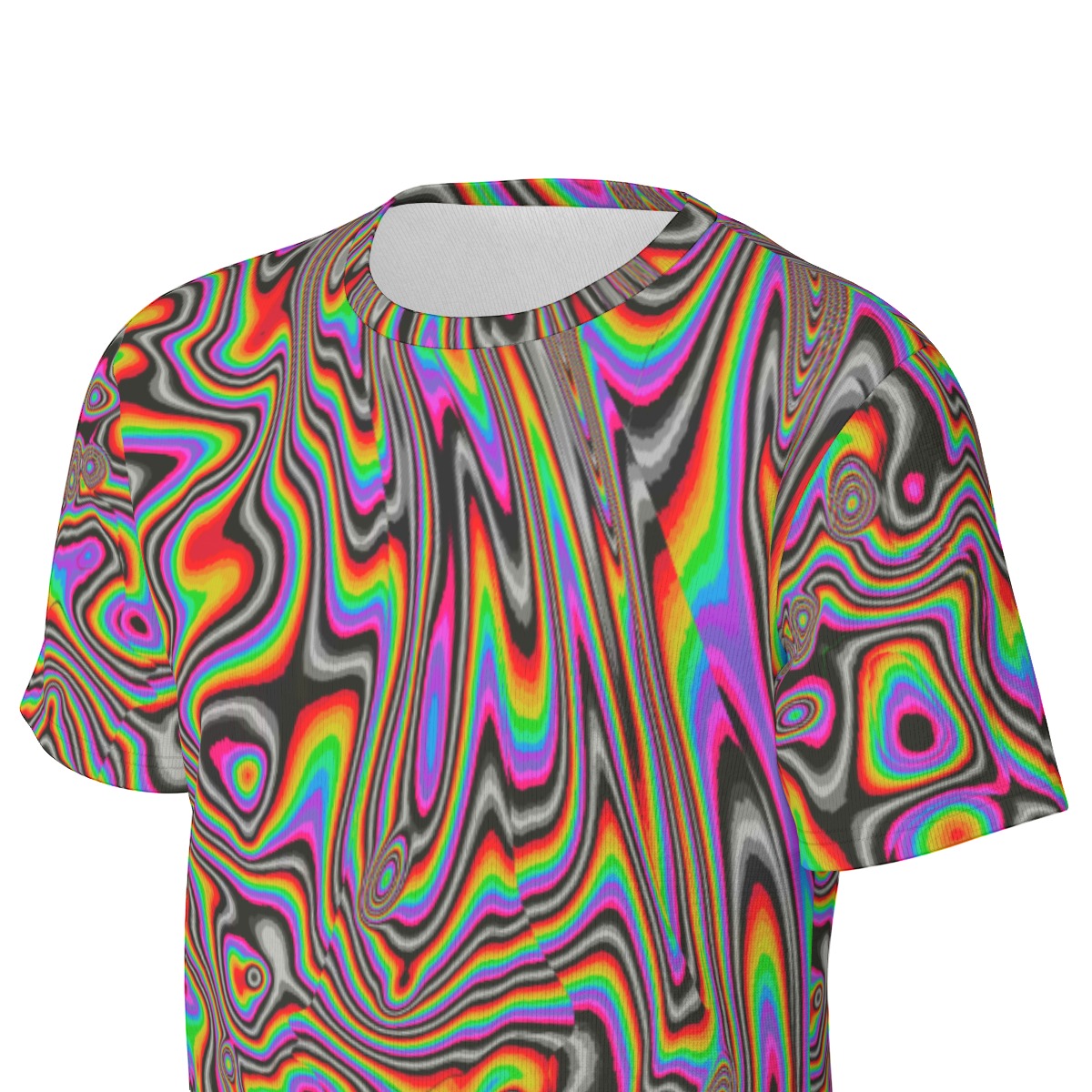 Technicolor Groove | Men's O-Neck T-Shirt | 190GSM Cotton