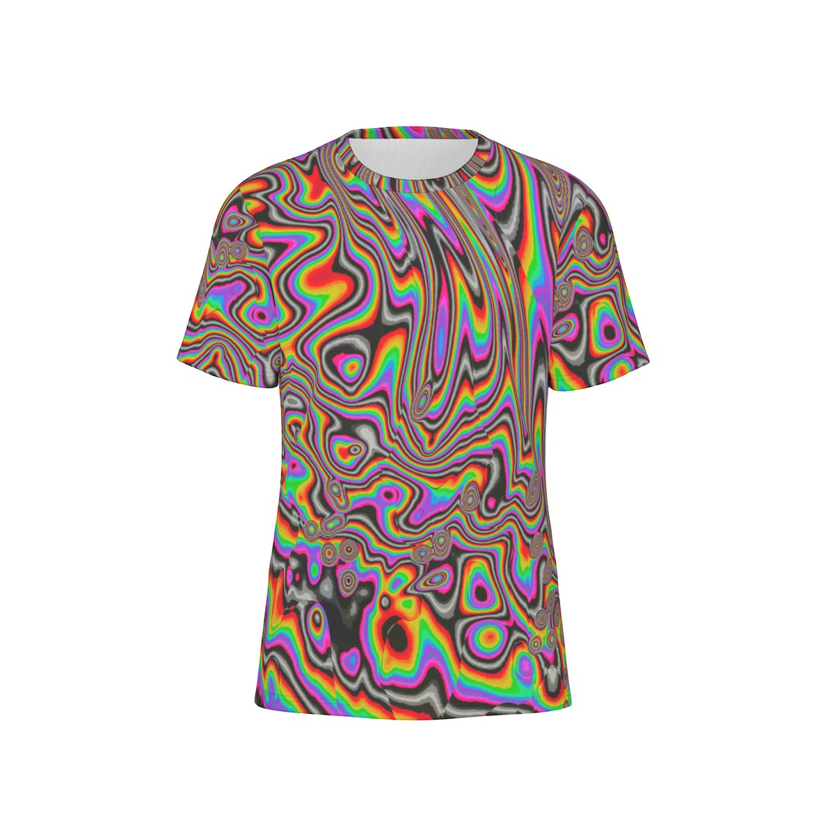 Technicolor Groove | Men's O-Neck T-Shirt | 190GSM Cotton