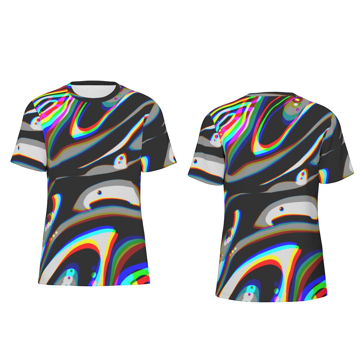 MEMBO GLITCH | Men's O-Neck T-Shirt | 190GSM Cotton