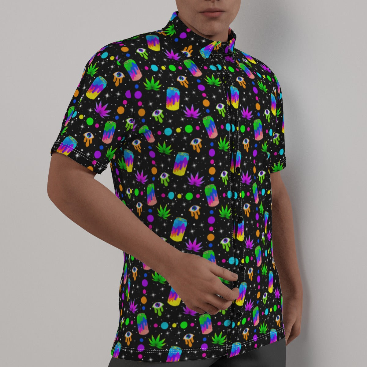 Space Candy Men's Button Down Shirt