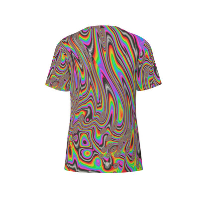 Technicolor Groove | Men's O-Neck T-Shirt | 190GSM Cotton