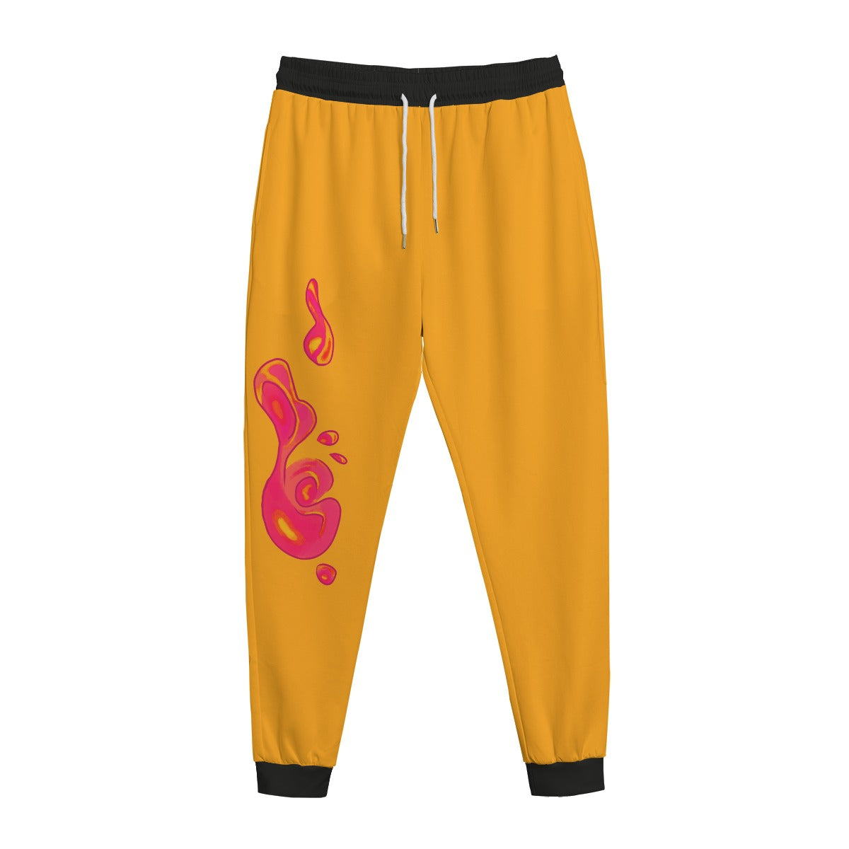 Mustard Yellow Design Men's Sweatpants | Interlock