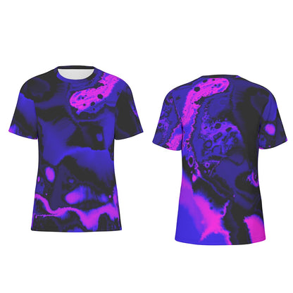 Purple Acid Fuzz Men's T-Shirt | Cotton